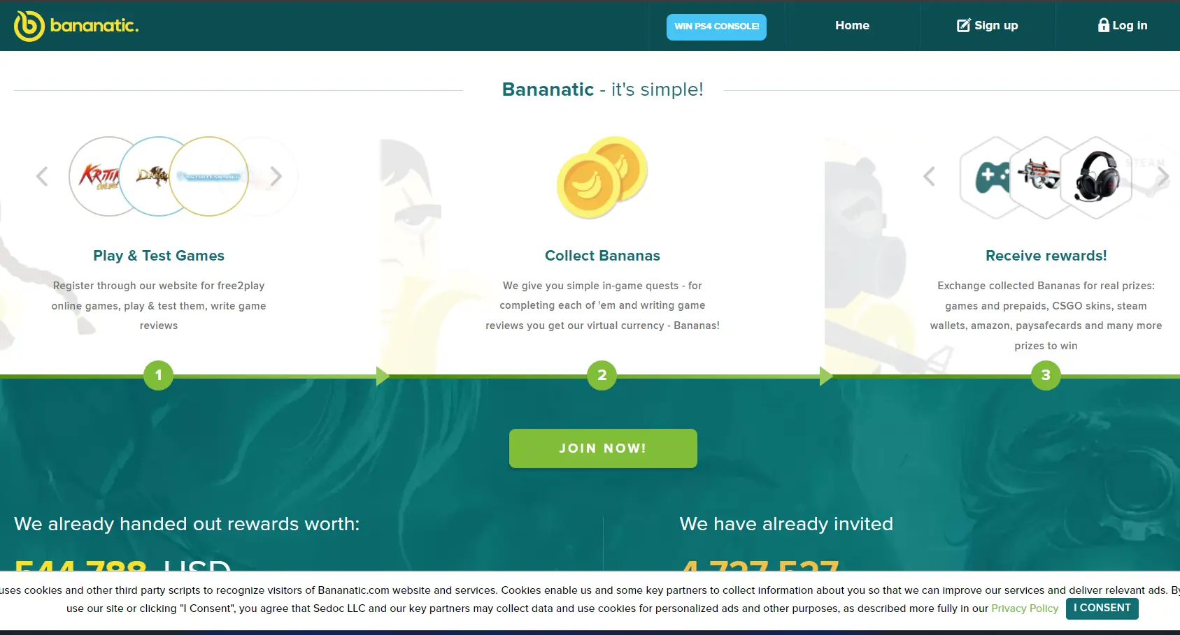 Bananatic is one of the apps that pays $100 a day for playing games and testing apps.
