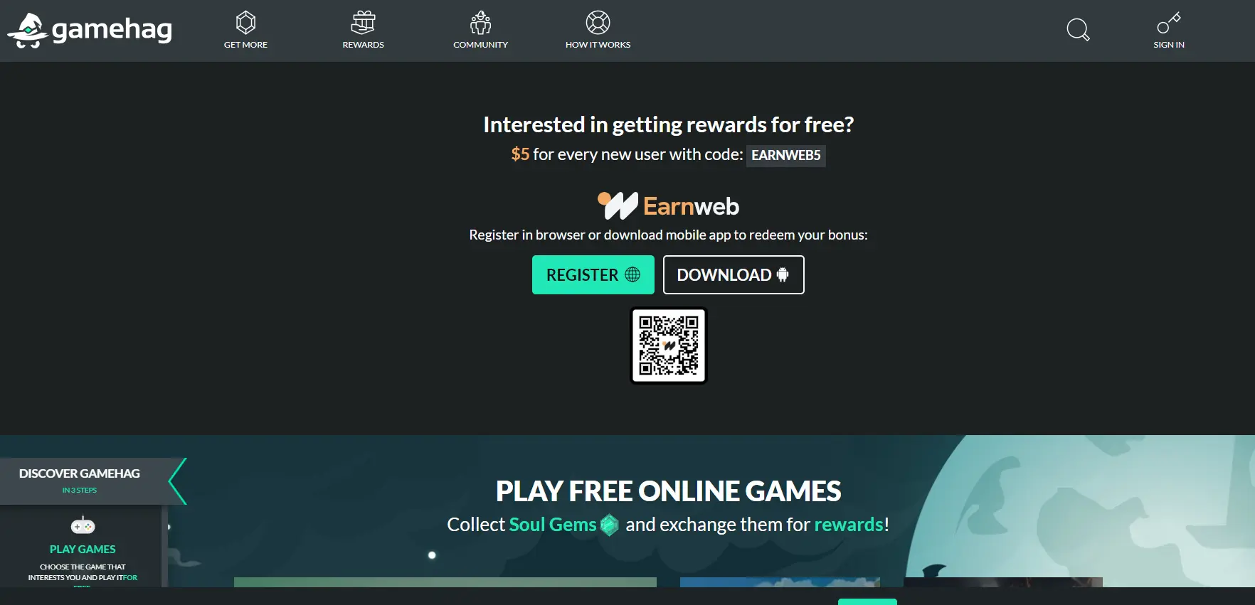 Gamehag is one of the apps that pays $100 a day for playing games and completing quests