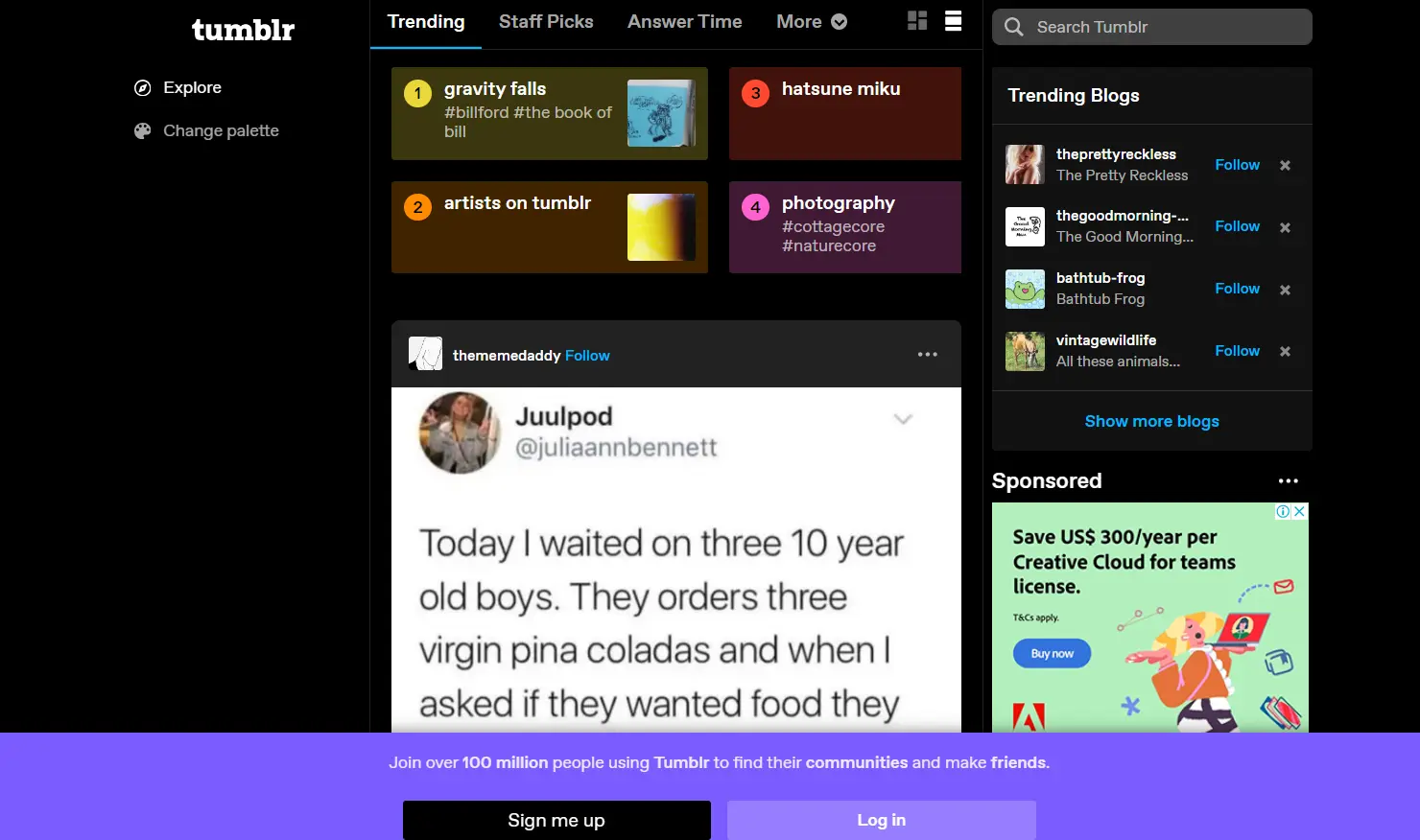 How Do You Start a Blog for Free - Tumblr