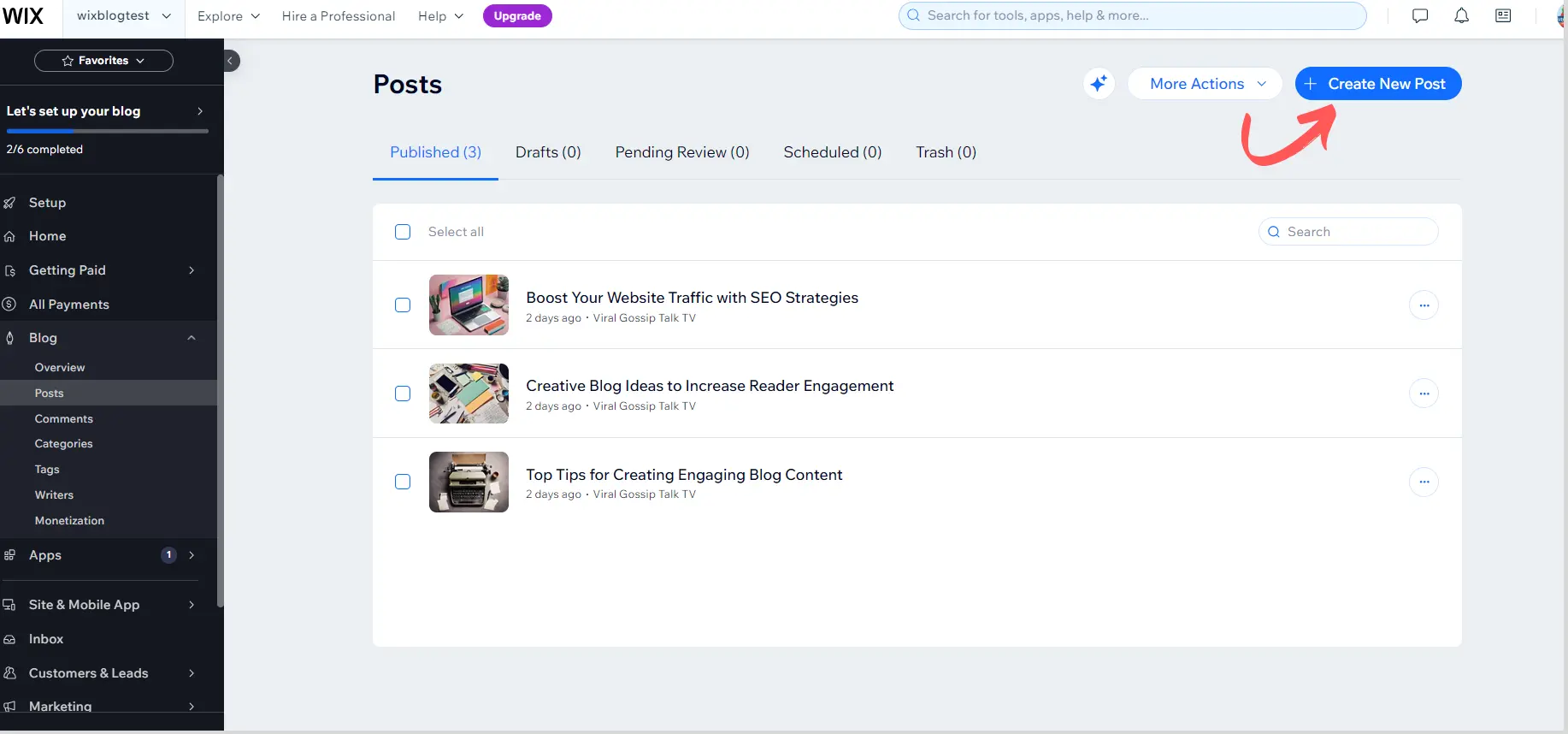 In addressing 'is wix good for a blog' we look at Creatin and Publishing your first post