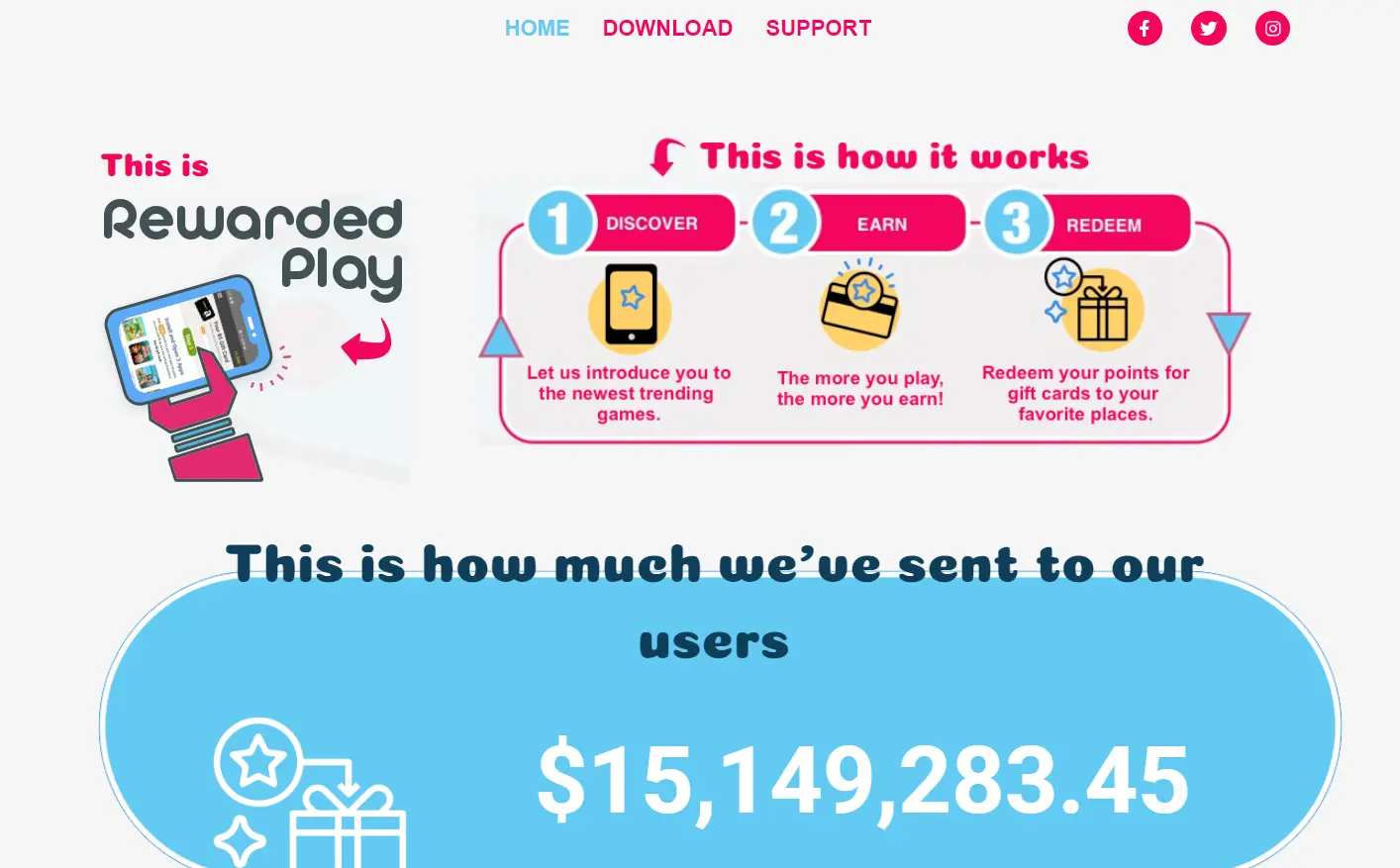 Rewarded Play: Earn Gift Cards - Play and Earn