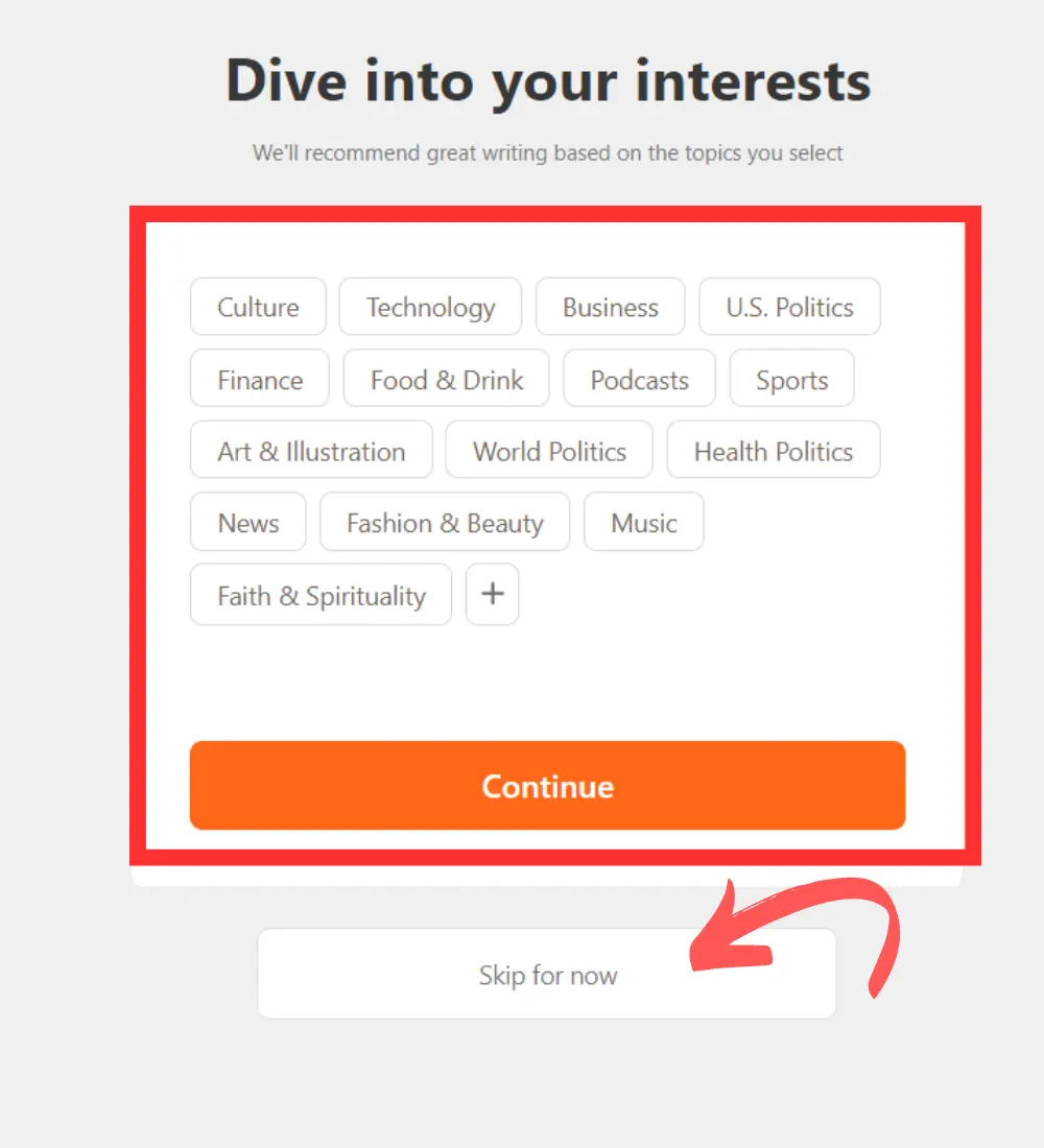 is substack good for blogging - choose your interest.