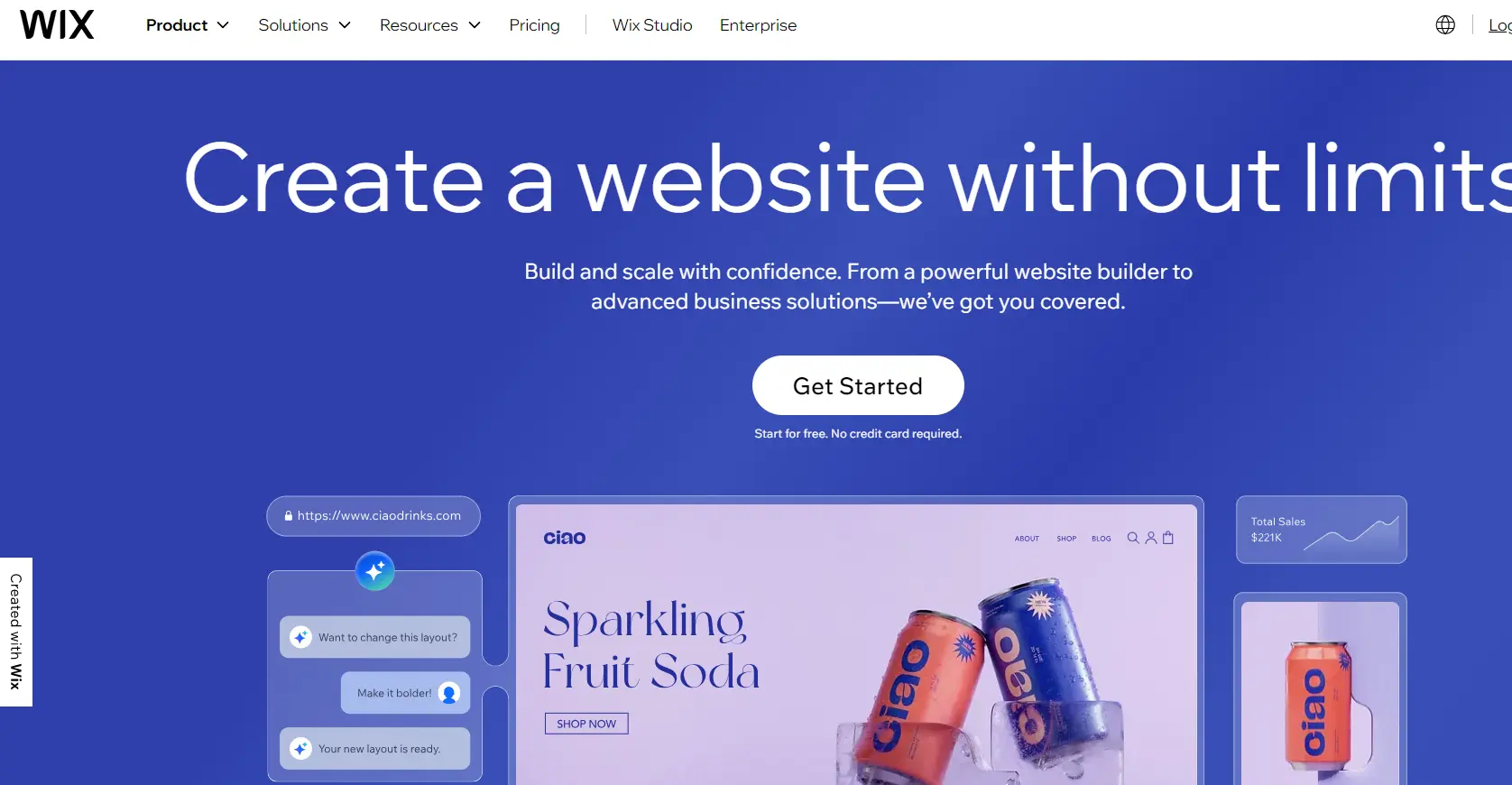 Best blogging platform to make money: Overview of Wix